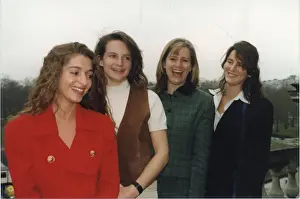 Julia Prints: The Conference Department team, October 1997. From left?