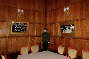 Nicholas Prints: Conference table and photos, Livadia Palace, Yalta, Ukraine