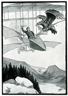 Petts Prints: A Conflict of the Future, pilot versus eagle