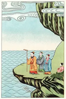 Meditating Prints: Confucius Meditates