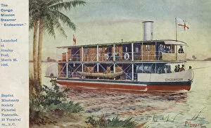 Evangelism Collection: Congo Mission steamer Endeavour