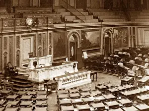 Congressional Chamber United States Capitol USA early 1900s