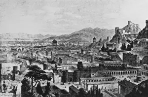 Recreation Prints: Conjectural recreation of Ephesus, Turkey