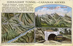 Rockies Prints: Connaught Tunnel, Canadian Rockies, Canada