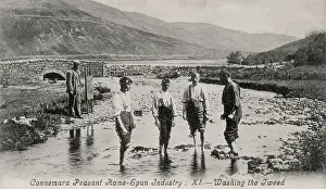 Connemara Peasant Home-Spun Industry - Washing Tweed