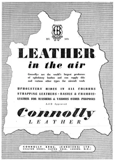 Bros Prints: Connolly Leather 1942 Advert