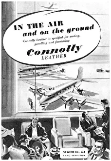 Bros Prints: Connolly Leather - Aircraft Seating & Panelling