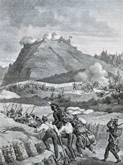 Conquest of the city of Seo de Urgell by the General liberal
