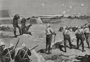 Presence Prints: Conquest of Egypt by the British troops. 1882