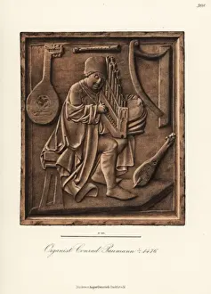 Peters Prints: Conrad Paumann, German organist, lutenist and composer