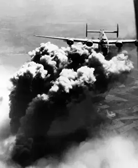Aloft Prints: Consolidated B-24J front aloft of 718th BS, 449th BG, 1