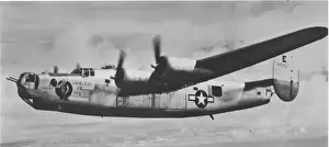 Consolidated Prints: Consolidated B-24J Hairless Joe flying