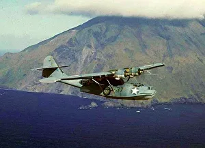 Patrol Gallery: Consolidated PBY-5A Catalina over Aleutian waters
