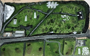 Images Dated 11th October 2010: Consols Mine Raswall Hill and the Road Zennor to Farms