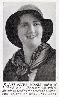 New Images August 2021 Collection: Constance Edith Vaughan (1904 - c.1970), better known by her pseudonym Olive Moore - a
