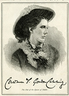 Images Dated 4th August 2016: Constance Gordon-Cumming, travel writer and painter