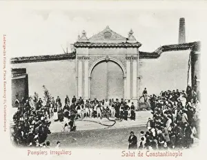 Fire Men Prints: Constantinople - Irregular Firemen
