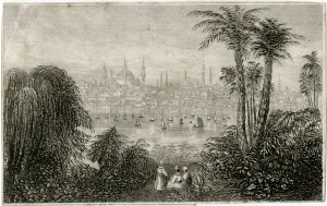 Imagination Prints: Constantinople (Istanbul) - Turkey - Eastern Fantasy scene