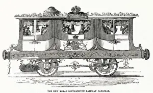 Constructed by the South Western Railway Company for the conveyance of Queen Victoria and her family to their residence in the Isle of Wight. Date: 1844