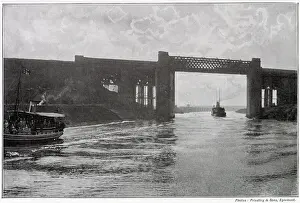 Construction of a canal (36-mile-long) for seagoing ships between the city of Manchester
