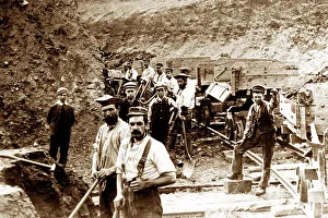 Construction of Clough Bottom Reservoir, Rossendale