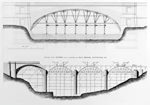 1838 Collection: Construction of the Dean and Gloucester bridges