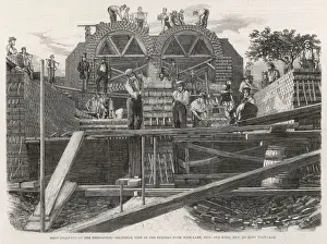 Construction of Drainage Tunnels at Wick Lane, London, 1859