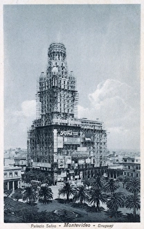 Images Dated 20th July 2016: Construction of the Palacio Salvo - Montevideo, Uruguay