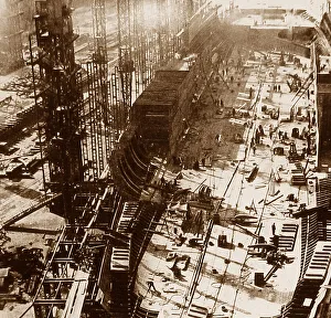Construction of RMS Queen Elizabeth launched in 1938
