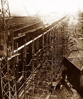 Construction of RMS Queen Elizabeth launched in 1938
