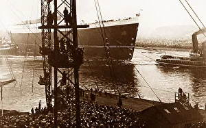 Construction of RMS Queen Elizabeth launched in