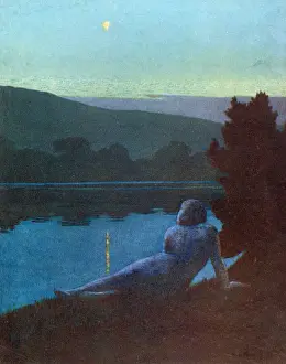 Contemplating the night Date: 1913
