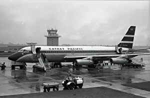 Convair CV880M VR-HGA Cathay Pacific Tokyo Haneda 1968