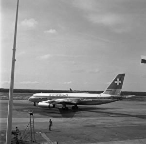 Abidjan Gallery: Convair CV990A HB-ICE Swissair / Air Afrique Abidjan 1971