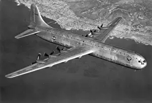 Cruising Prints: Convair XC-99 cruising along the Californian coastline