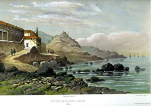 Vaillant Prints: Convent De La Guya, Macao, China