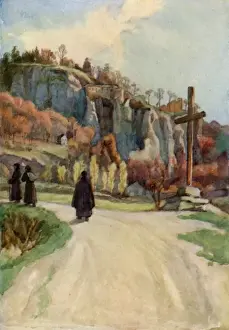 Mont Prints: Convent on the Rock of San Francesco - La Verna, Italy