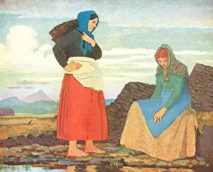 Headscarf Prints: Conversation Piece - Donegal