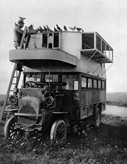 Proved Prints: A converted bus for pigeons