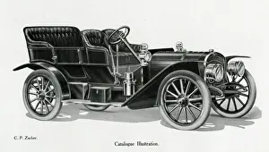 Convertible Prints: Convertible car 1908