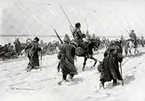 Convoy Prints: Convoy of prisoners on foot