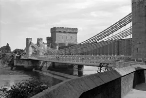 The Conwy Suspension Bridge, North Wales