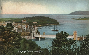 Conwy - Wales - The Castle and the River Conwy Conwy - Wales - The Castle and the River Conwy