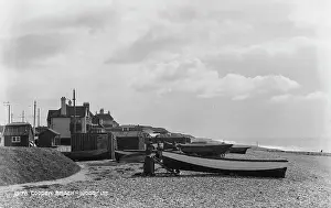 Pebbly Prints: Cooden Beach Scene