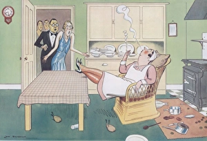 Deciding Gallery: Cook Doesn t Feel Like It, by H. M. Bateman