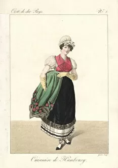 Cook from Hamburg, Germany, 19th century