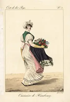 Cook from Hamburg, Germany, 19th century