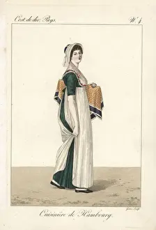 Cook from Hamburg, Germany, 19th century