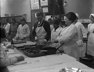 Brides Prints: Cookery Class 1930S