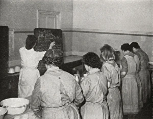 Cookery lesson, Askham Grange Prison, North Yorkshire